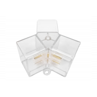 Соединитель Y-образный 120° для led светильников прозрачный