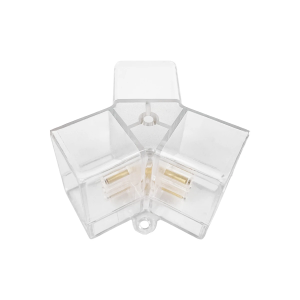 З'єднувач Y-подібний 120° для led світильників прозорий...