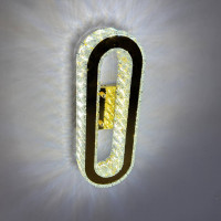 Золотий led світильник настінно-стельовий, три режими світла, 50Вт