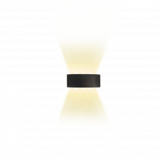 Зовнішній led світильник 8W 3000K накладний монтаж IP54 чорний корпус