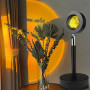 RGB Лампа Sunset с имитацией солнечного заката, проекционная с пультом, 27 см USB - фото №2