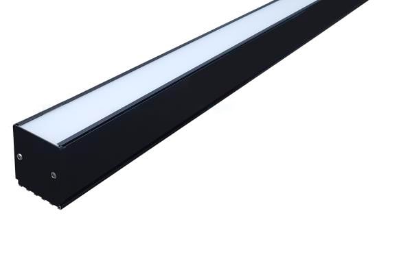 Линейный подвесной светильник 80W 5000К 2400мм 175 лм/Вт черный Led-Story Premium