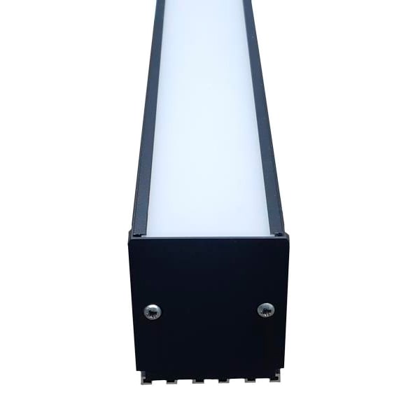 Линейный подвесной светильник 80W 5000К 2400мм 175 лм/Вт черный Led-Story Premium