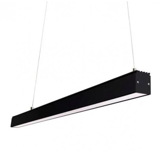 Линейный светильник подвесной 40W 5000К 1200мм черный Led-Story Profi