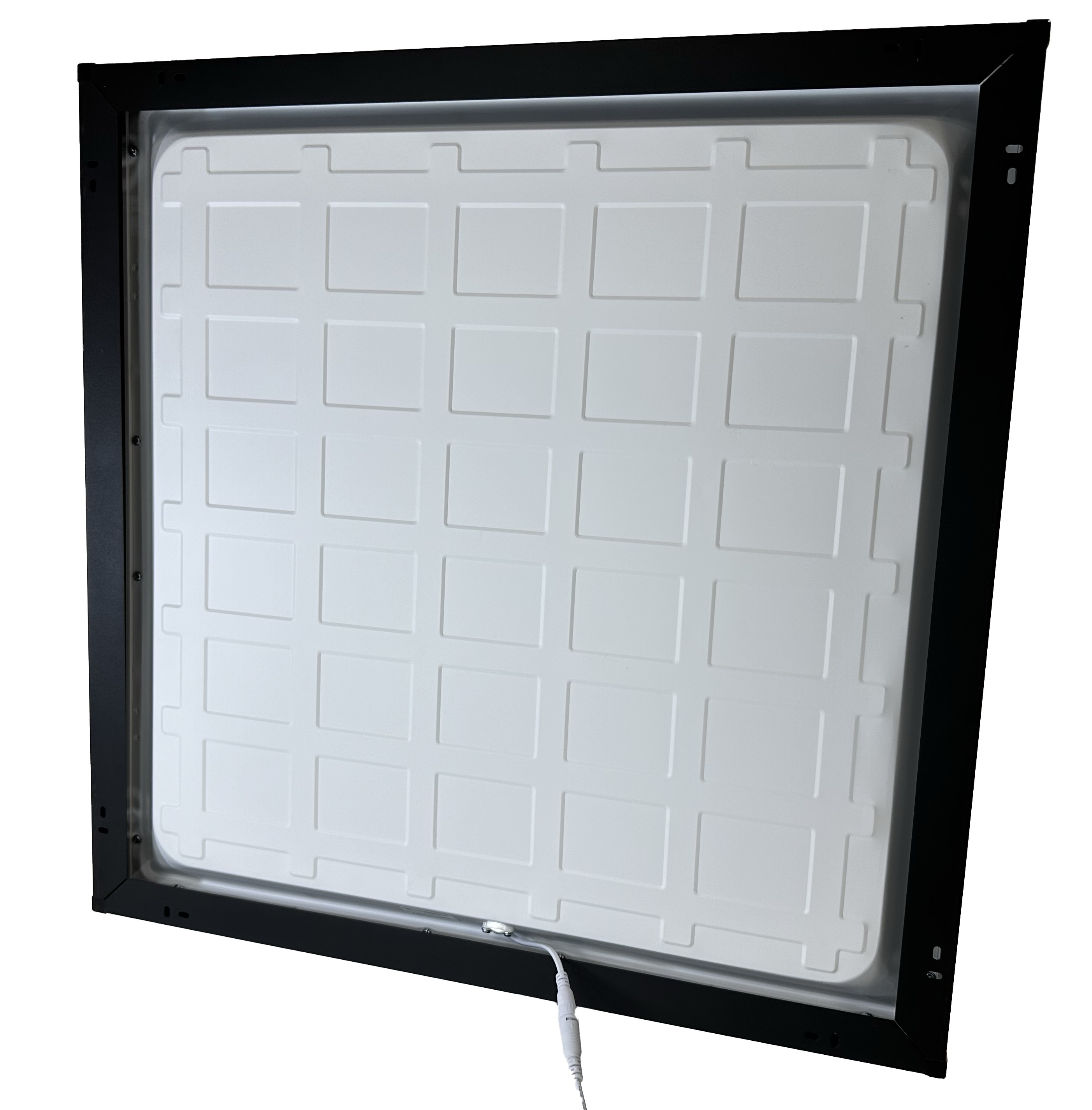 Led панель 600х600 36W 6500К с черной рамкой накладного монтажа