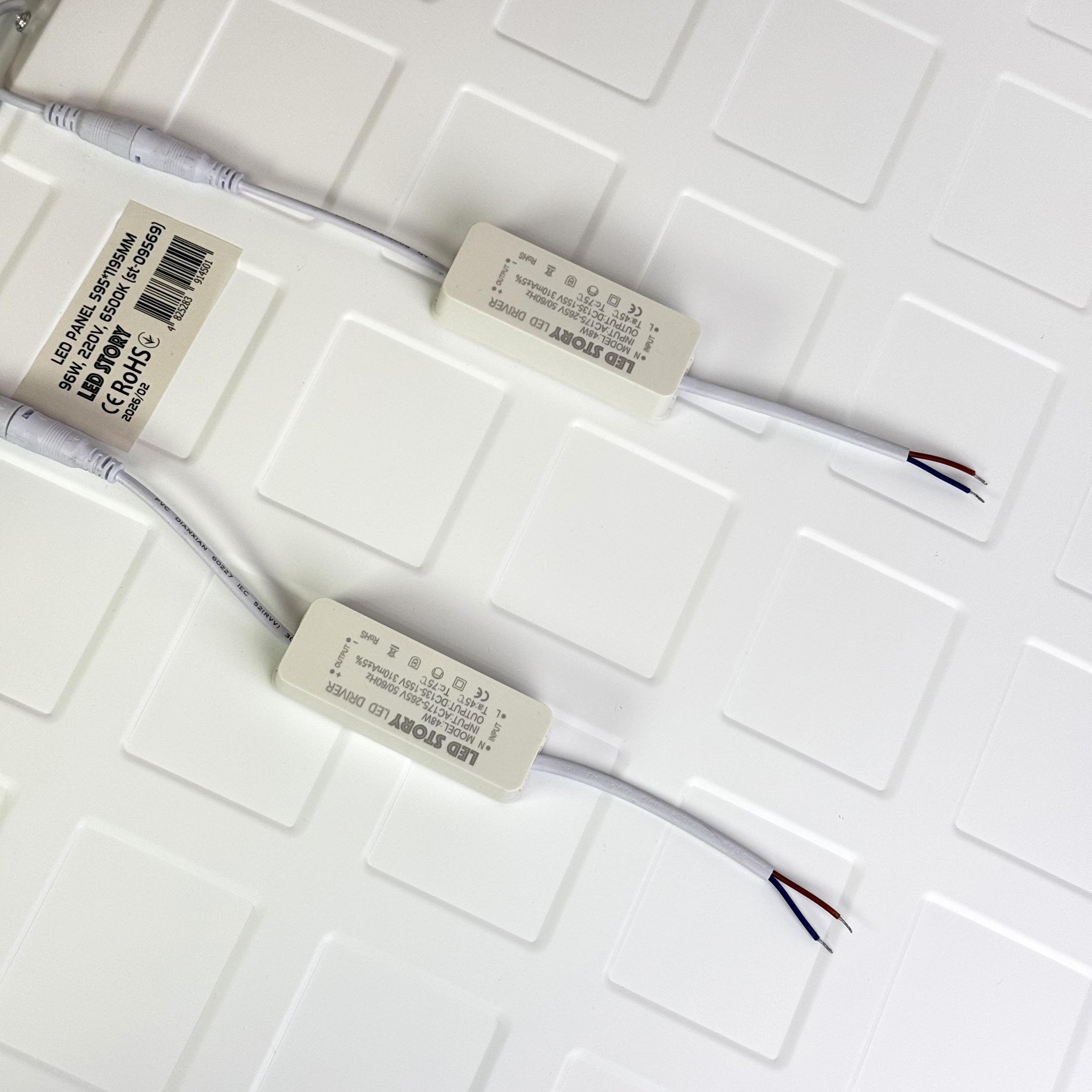 Led панель 96Вт 10560Лм 6500К белый холодный 600×1200мм (595×1195мм)