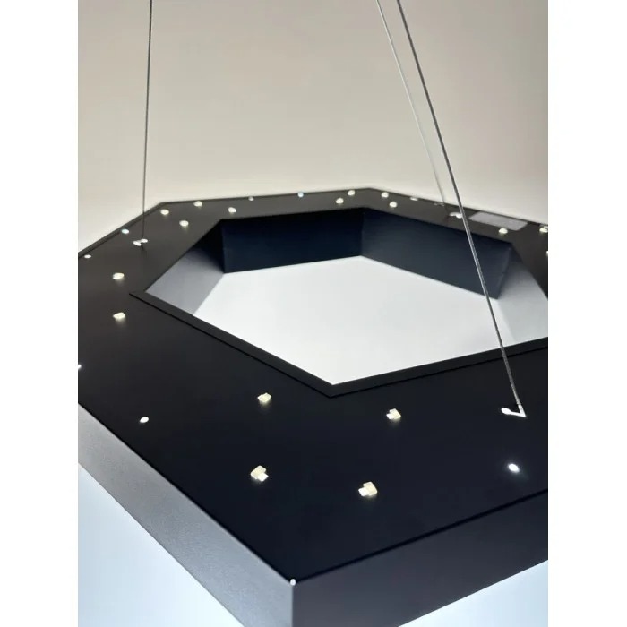 Cветодиодный светильник LED STORY Hollow Hexagon 1.2м 96Вт 6500К подвесной фигурный