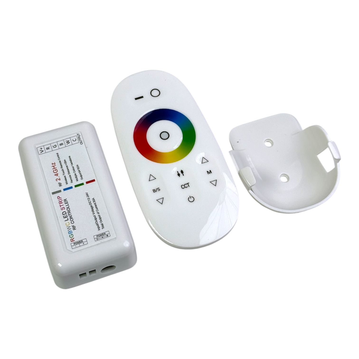 Контроллер для лед ленты RGB/CCT 12-24В с пультом 18А, сенсорный