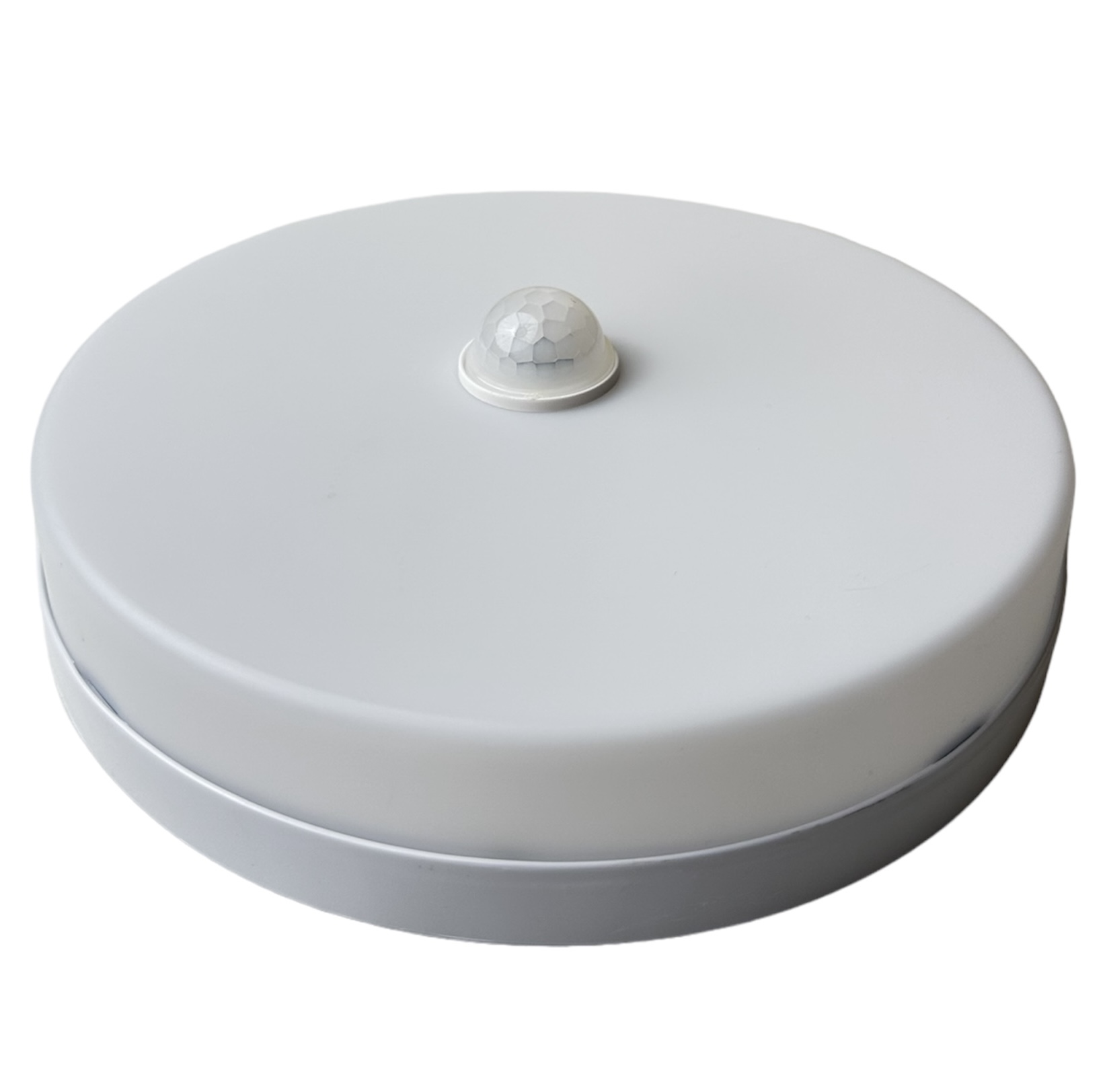Cветодиодный светильник AVT-ROUND SENSOR-9W (123/1) с датчиком движения,влагозащита IP40