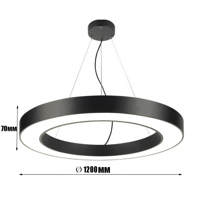 Подвесной светильник Hollow Round 1.2м 96W 8640Lm 5000К Led-Story PREMIUM фигурный