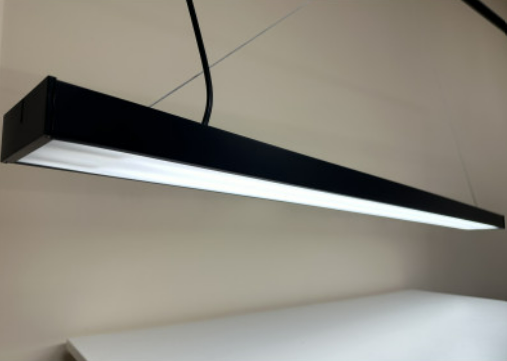 Корпус под 2 Led лампы T8 с цоколем G13, 600мм IP20, подвесной черный Led-Story