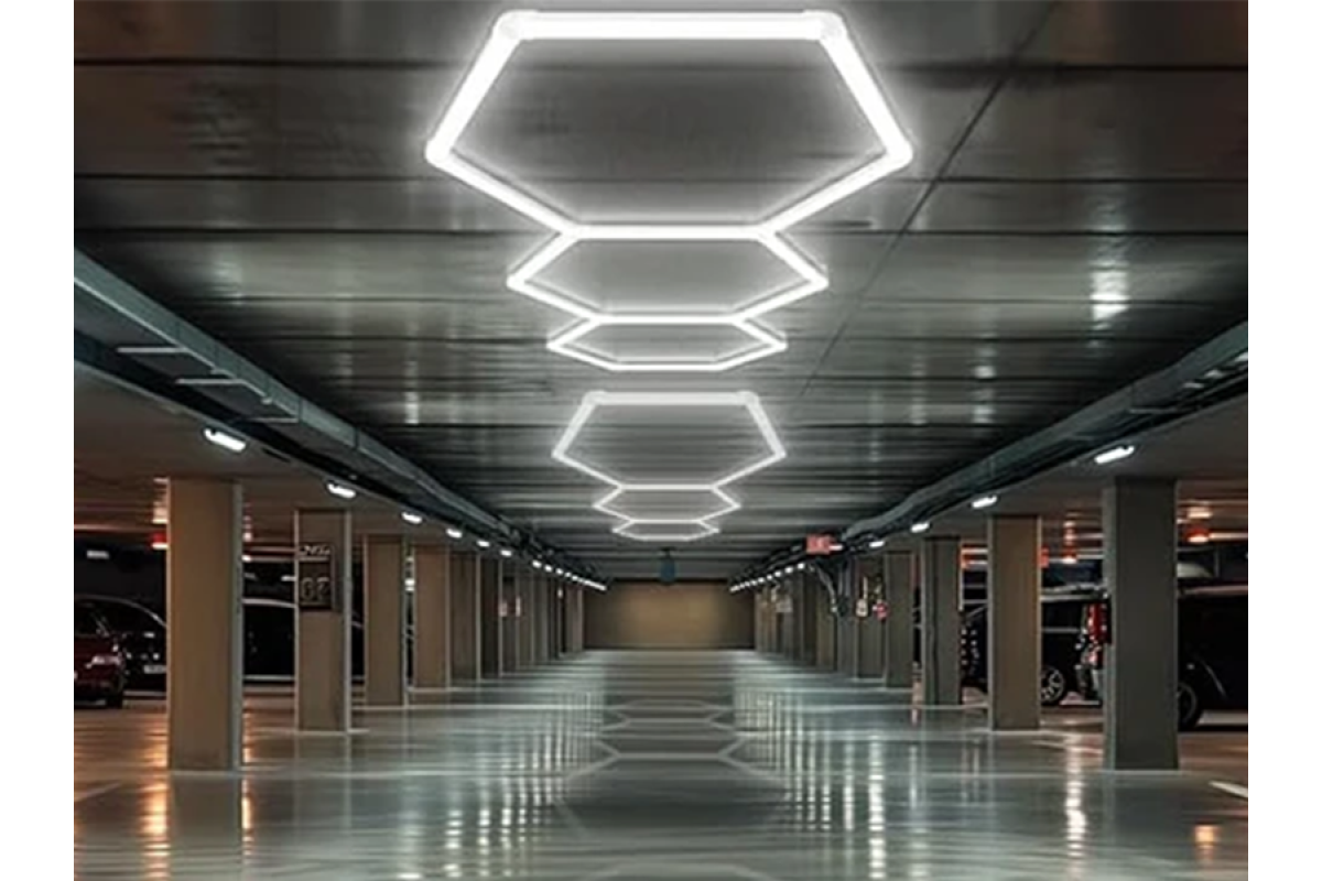 Светильник led Соты 2460×820 мм 112Вт 3hexs 6000К холодный свет